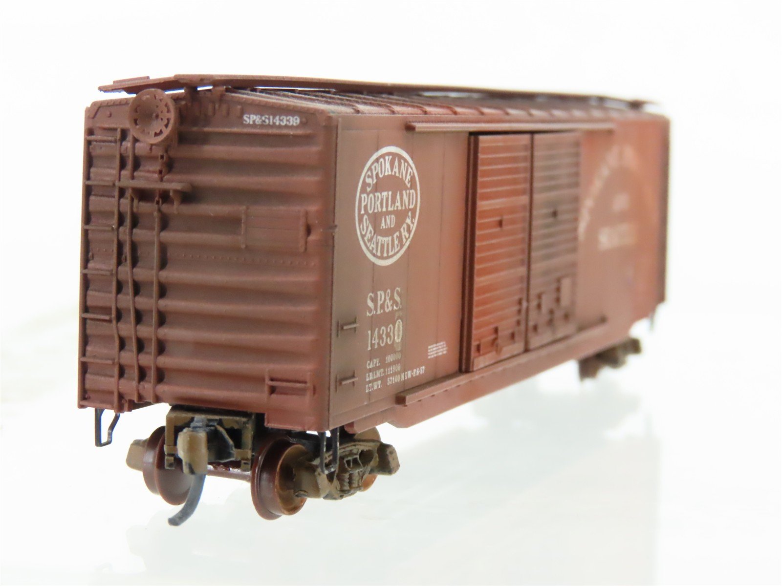 N Scale Micro-Trains MTL 34210 SPS Railway 50' Boxcar #14330 Weathered
