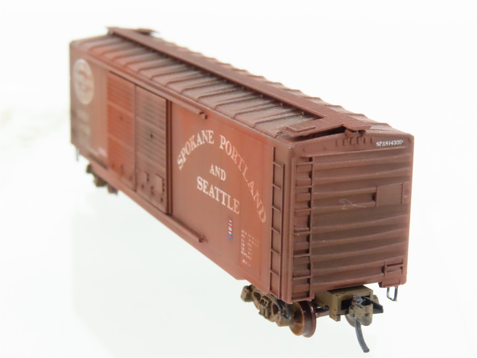 N Scale Micro-Trains MTL 34210 SPS Railway 50' Boxcar #14330 Weathered