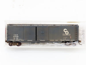 N Scale Micro-Trains MTL 78070 C&O Railway 50' Boxcar #272189 Weathered