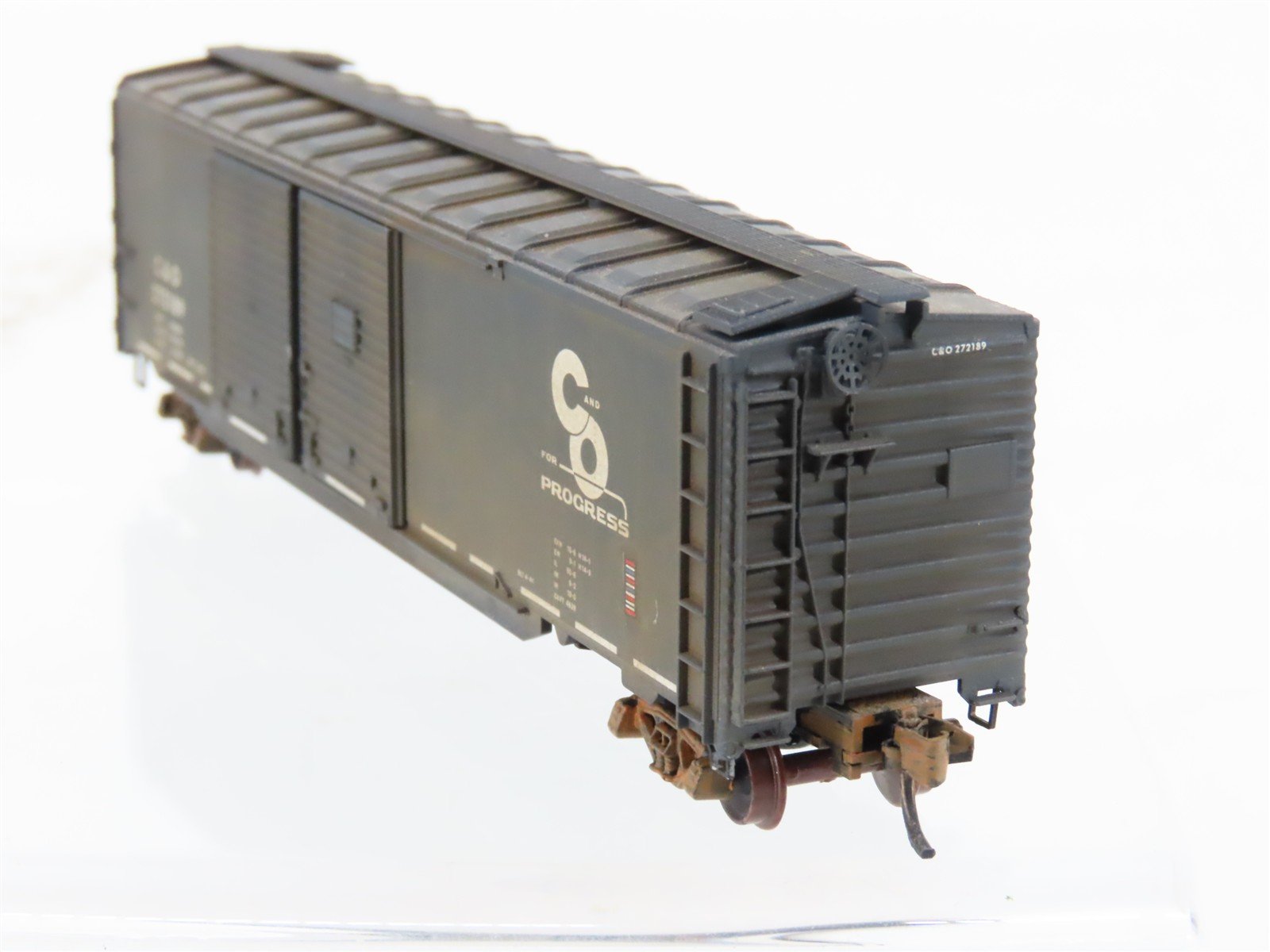 N Scale Micro-Trains MTL 78070 C&O Railway 50' Boxcar #272189 Weathered