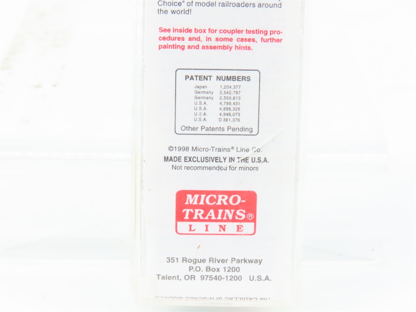 N Scale Micro-Trains MTL 78070 C&O Railway 50' Boxcar #272189 Weathered