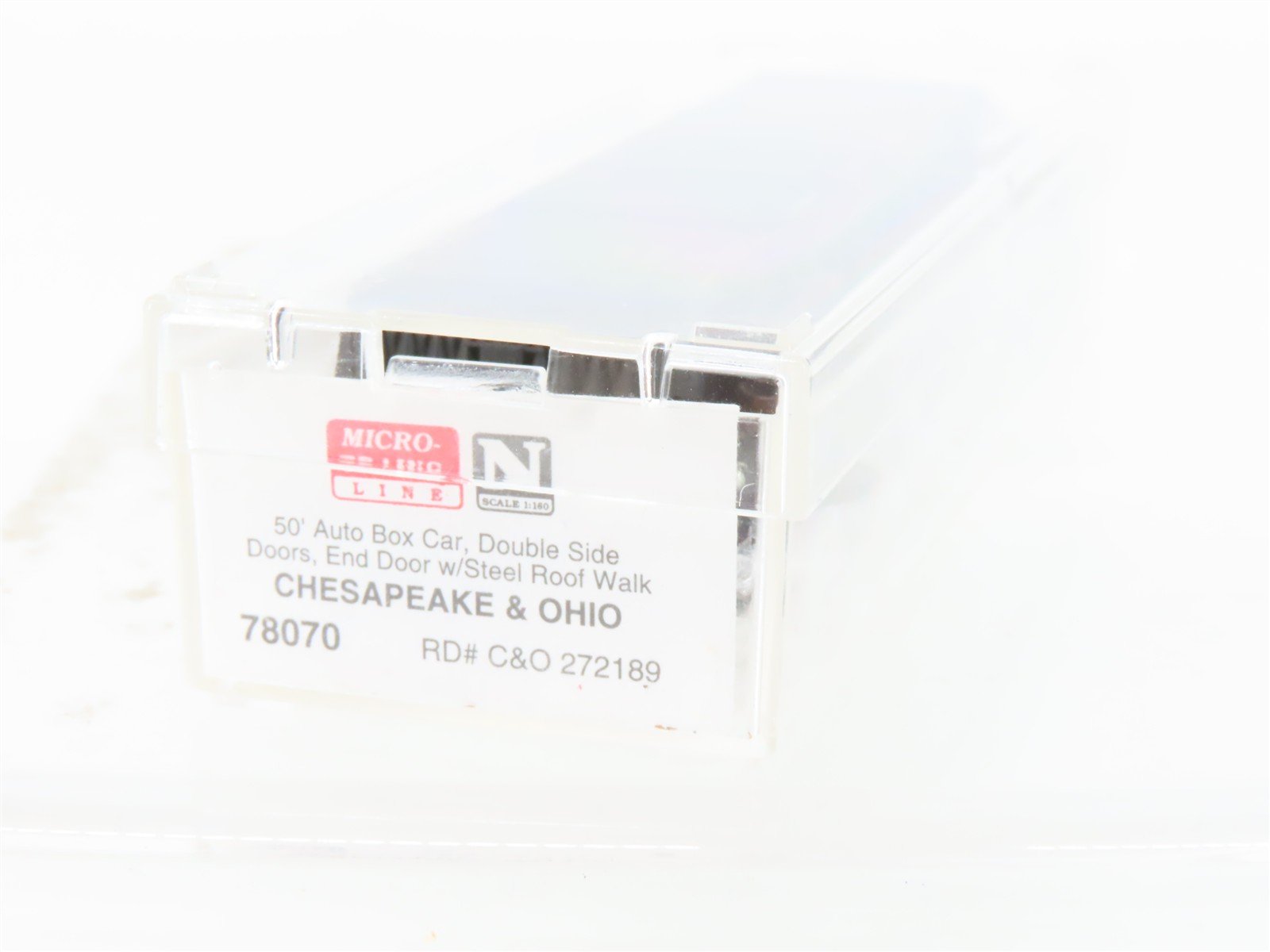 N Scale Micro-Trains MTL 78070 C&O Railway 50' Boxcar #272189 Weathered
