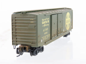 N Scale Micro-Trains MTL 34240 ATSF Santa Fe 50' Boxcar #4260 Weathered