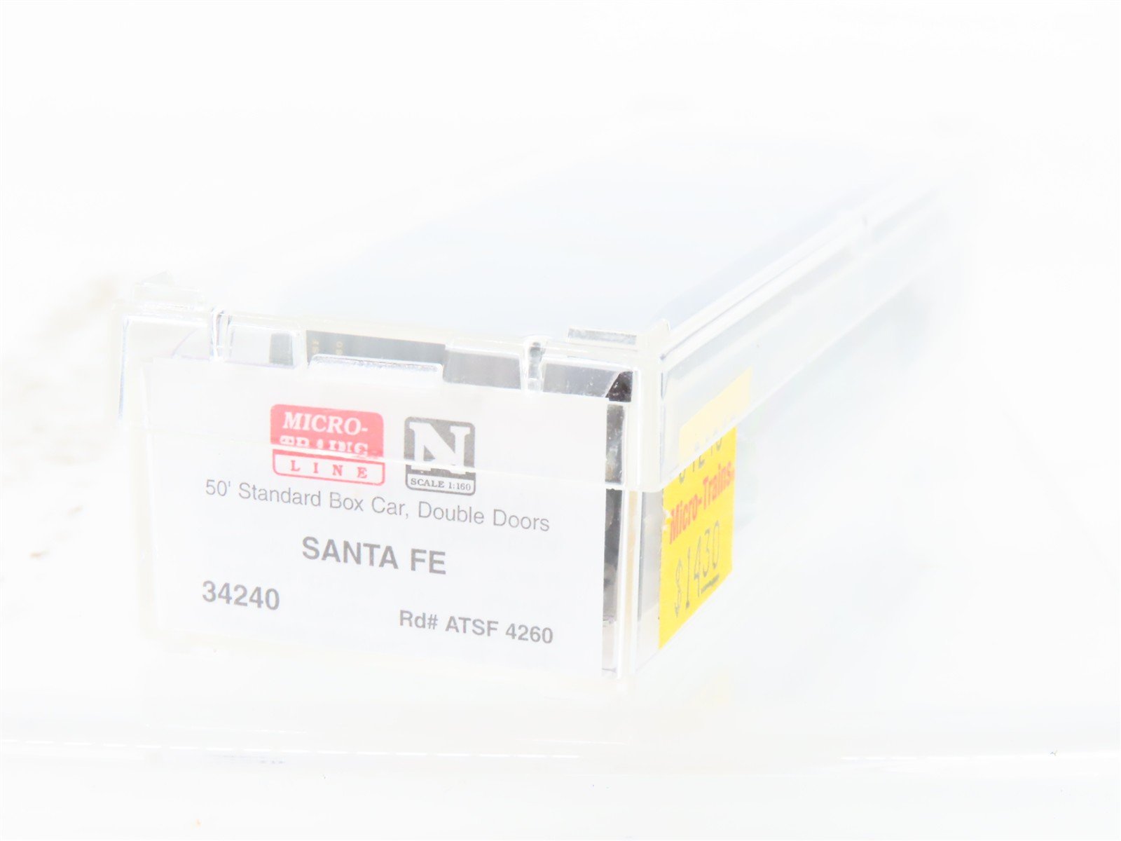 N Scale Micro-Trains MTL 34240 ATSF Santa Fe 50' Boxcar #4260 Weathered