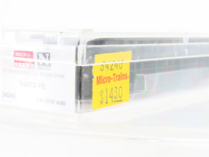 N Scale Micro-Trains MTL 34240 ATSF Santa Fe 50' Boxcar #4260 Weathered