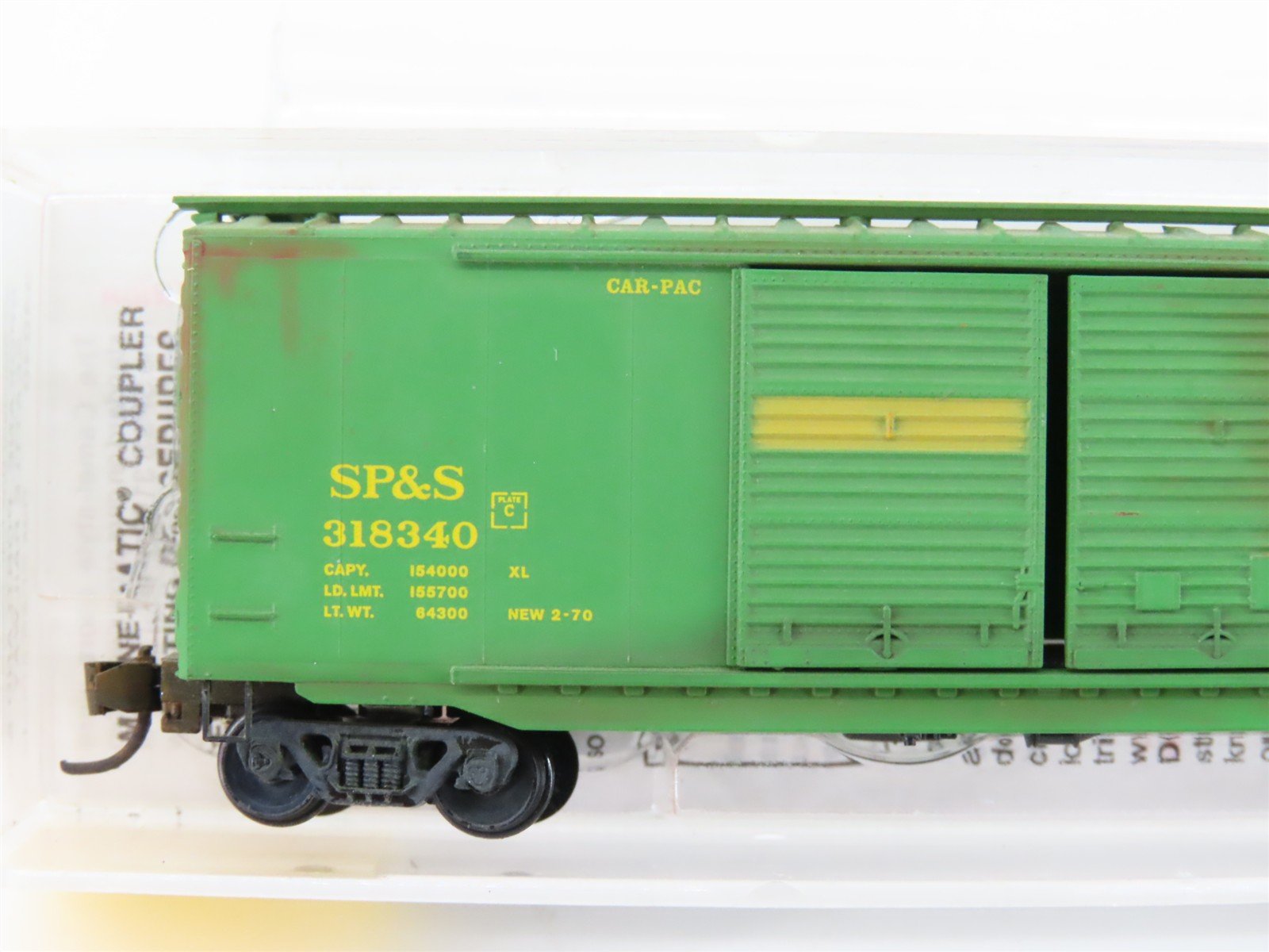 N Scale Micro-Trains MTL 34040 SPS Railway 50' Boxcar #4260 Weathered