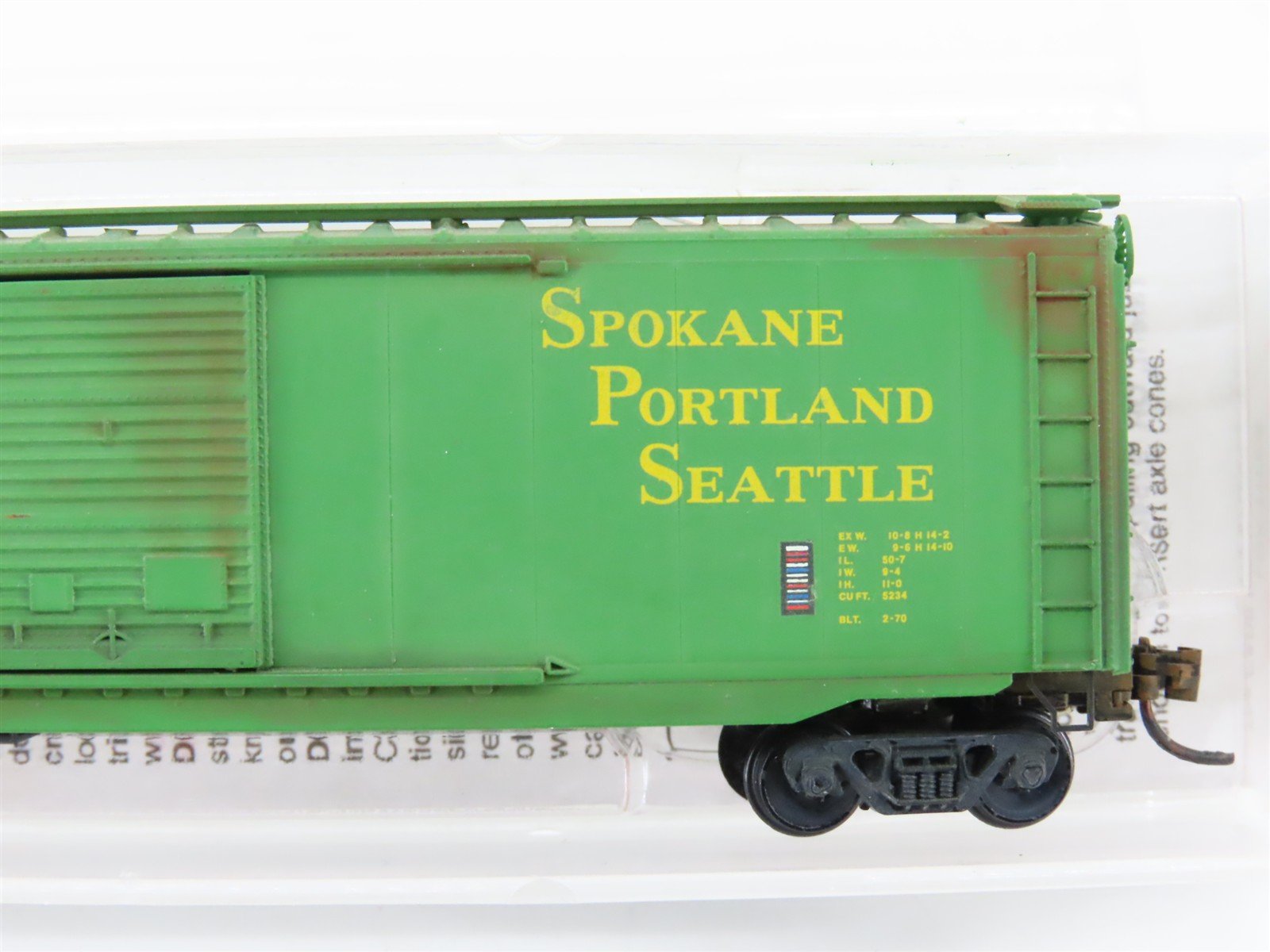 N Scale Micro-Trains MTL 34040 SPS Railway 50' Boxcar #4260 Weathered