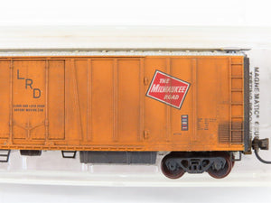 N Scale Micro-Trains/Kadee 70040 MILW Milwaukee Road 51' Reefer #9778 Weathered
