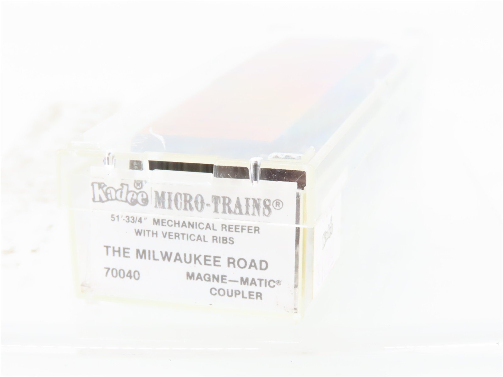 N Scale Micro-Trains/Kadee 70040 MILW Milwaukee Road 51' Reefer #9778 Weathered