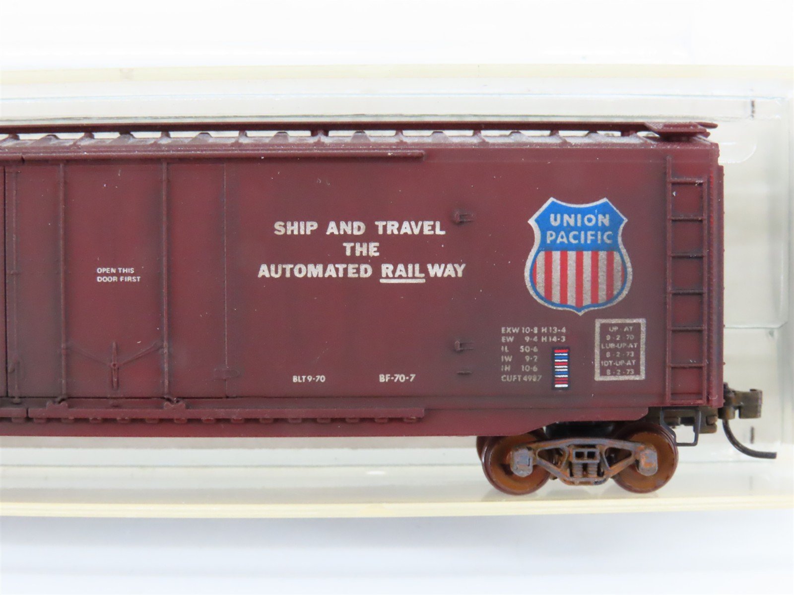N Micro-Trains/Kadee 36030 SP Southern Pacific 50' Boxcar #169178 Weathered