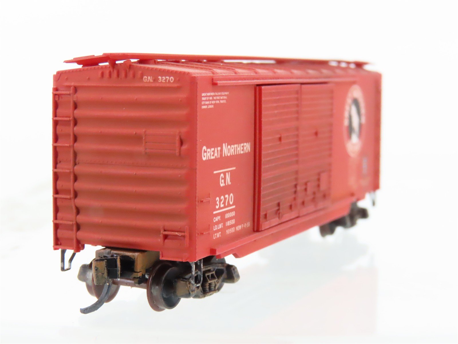 N Scale Micro-Trains MTL 23200 GN Great Northern 40' Boxcar #3270 Weathered