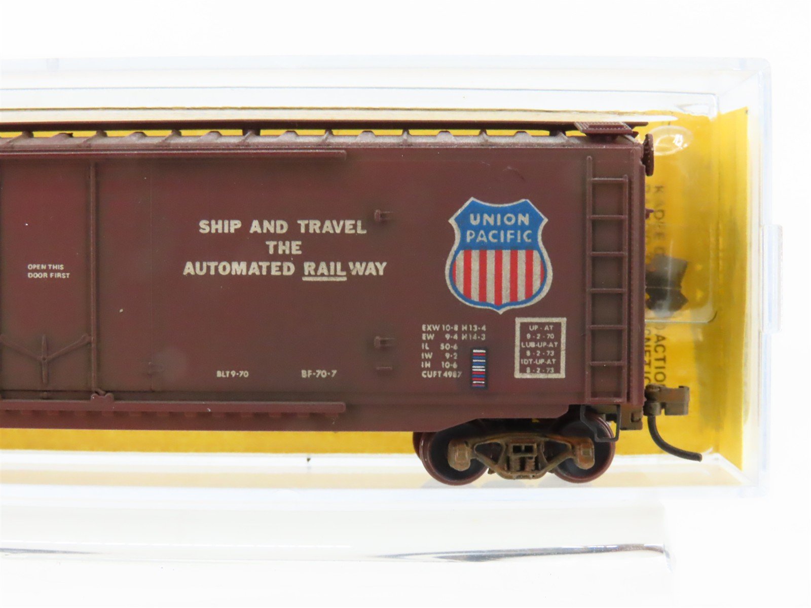 N Micro-Trains/Kadee 36031 UP Union Pacific 50' Boxcar #169170 Weathered