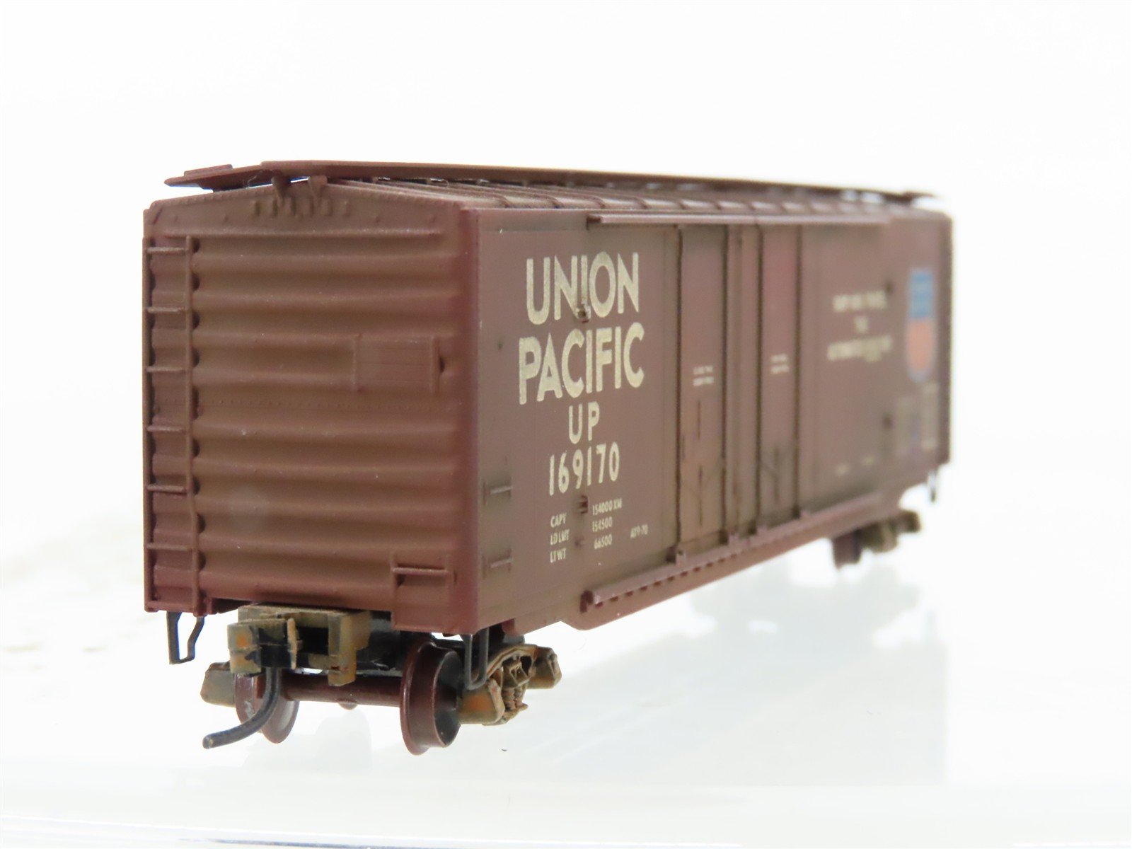 N Micro-Trains/Kadee 36031 UP Union Pacific 50' Boxcar #169170 Weathered