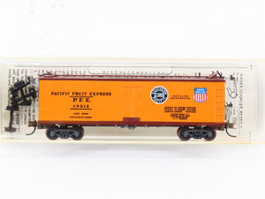 N Scale Micro-Trains/Kadee 47062 PFE Pacific Fruit 40' Reefer #19912 Weathered