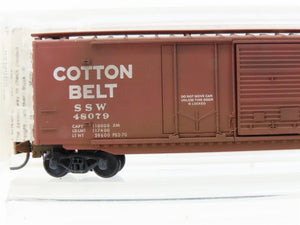 N Scale Micro-Trains 33060 SSW Cotton Belt 50' Boxcar #48079 Weathered