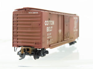 N Scale Micro-Trains 33060 SSW Cotton Belt 50' Boxcar #48079 Weathered