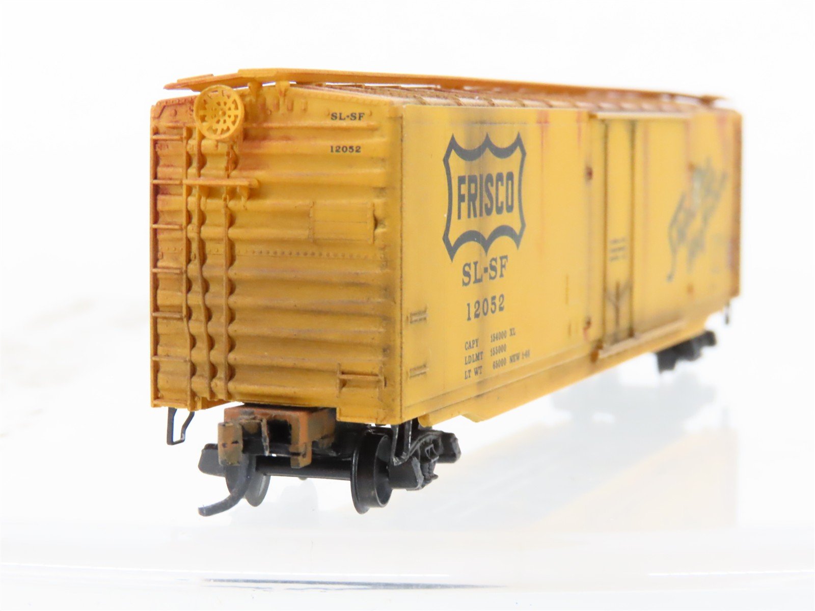N Scale Micro-Trains MTL 32060 SLSF Frisco 50' Boxcar #12052 Weathered