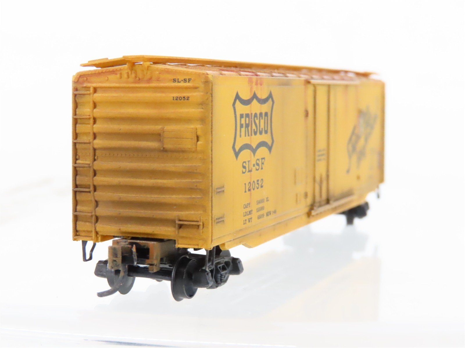 N Scale Micro-Trains MTL 32060 SLSF Frisco 50' Boxcar #12052 Weathered