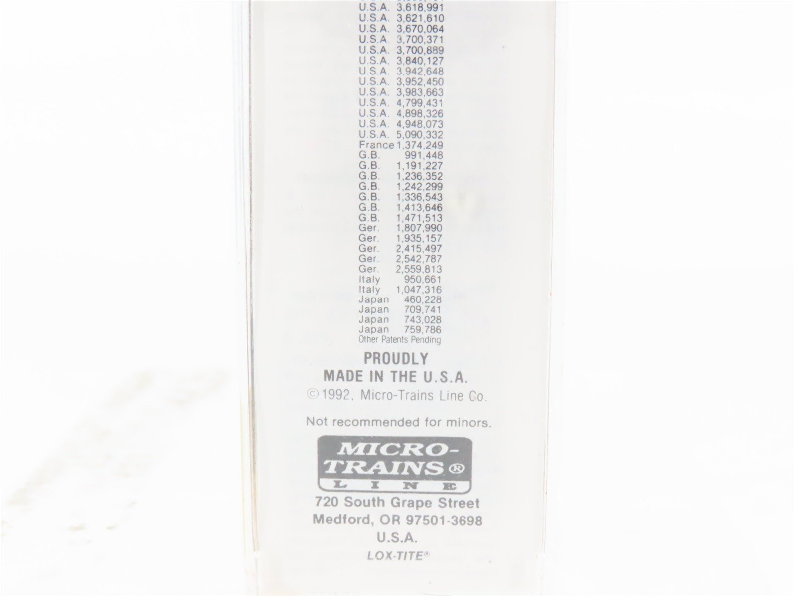 N Scale Micro-Trains MTL 32060 SLSF Frisco 50' Boxcar #12052 Weathered