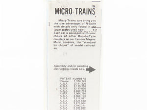N Scale Micro-Trains/Kadee 47060 PFE Pacific Fruit 40' Reefer #19688 Weathered