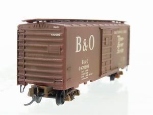 N Micro-Trains/Kadee 20312 B&O Baltimore & Ohio 40' Boxcar #470699 Weathered