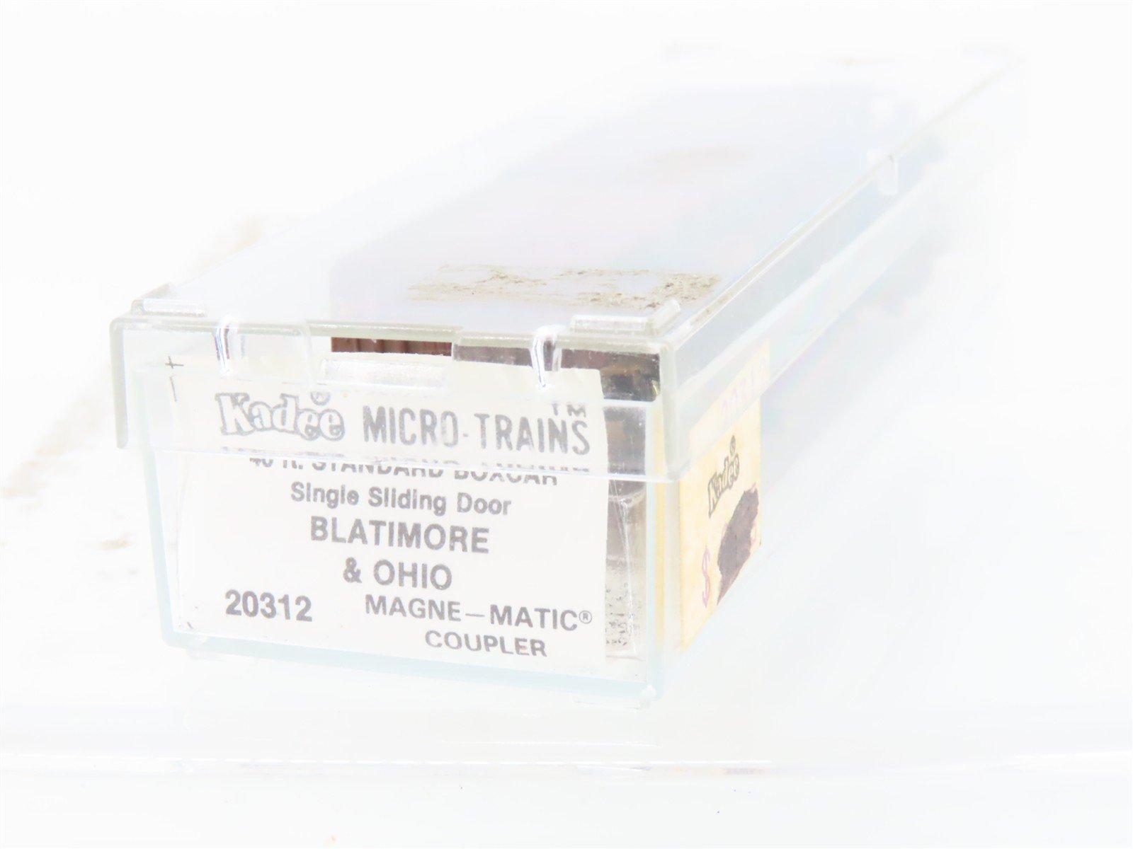 N Micro-Trains/Kadee 20312 B&O Baltimore & Ohio 40' Boxcar #470699 Weathered