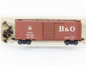 N Micro-Trains/Kadee 20072 B&O 40' Boxcar #468599 Weathered - Blue Label
