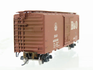 N Micro-Trains/Kadee 20072 B&O 40' Boxcar #468599 Weathered - Blue Label