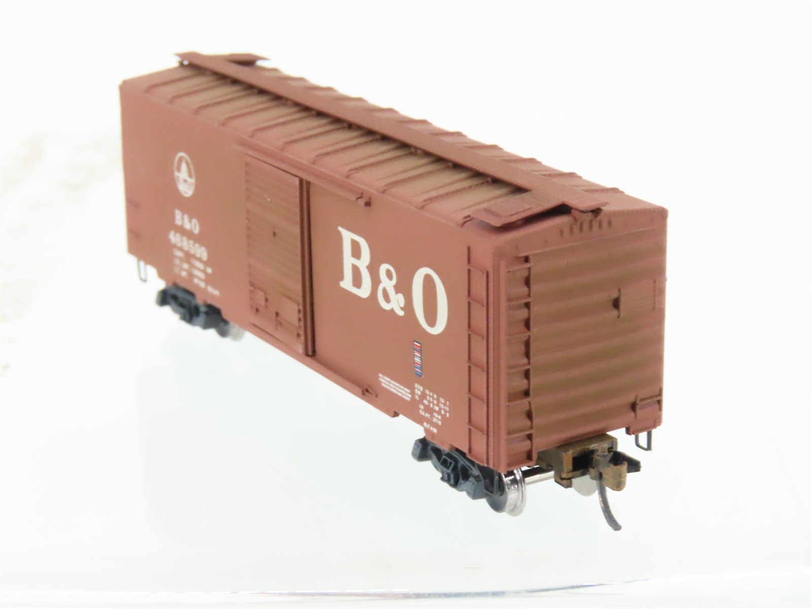 N Micro-Trains/Kadee 20072 B&O 40' Boxcar #468599 Weathered - Blue Label