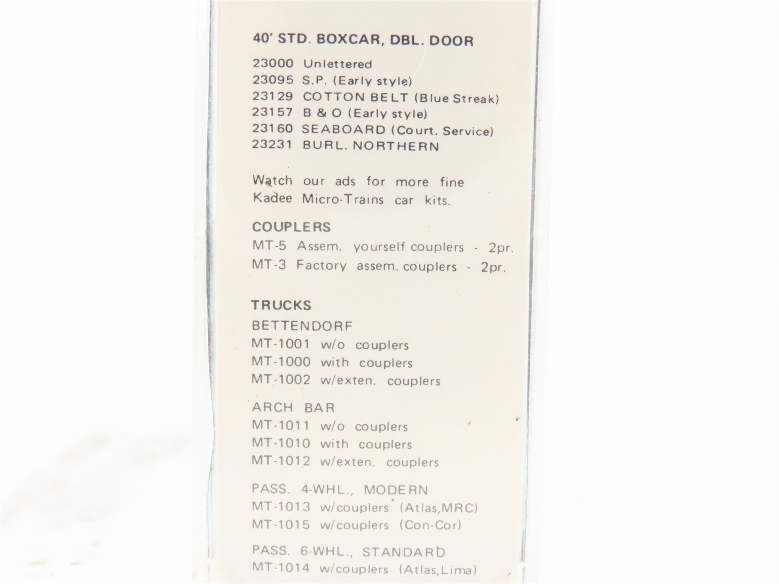 N Micro-Trains/Kadee 20072 B&O 40' Boxcar #468599 Weathered - Blue Label