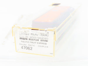 N Micro-Trains/Kadee 47062 PFE Pacific Fruit 40' Reefer #18920 Weathered