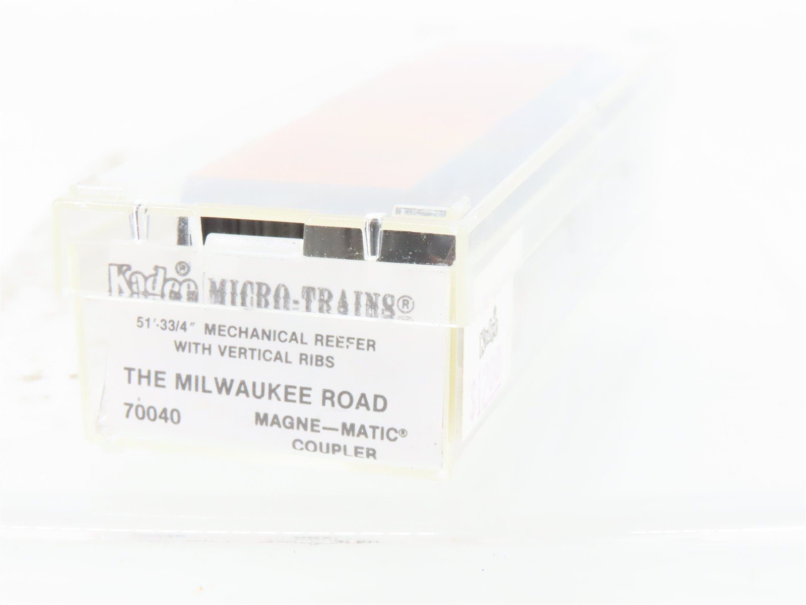 N Scale Micro-Trains/Kadee 70040 MILW Milwaukee Road 51' Reefer #9778 Weathered