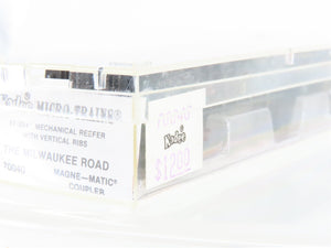 N Scale Micro-Trains/Kadee 70040 MILW Milwaukee Road 51' Reefer #9778 Weathered