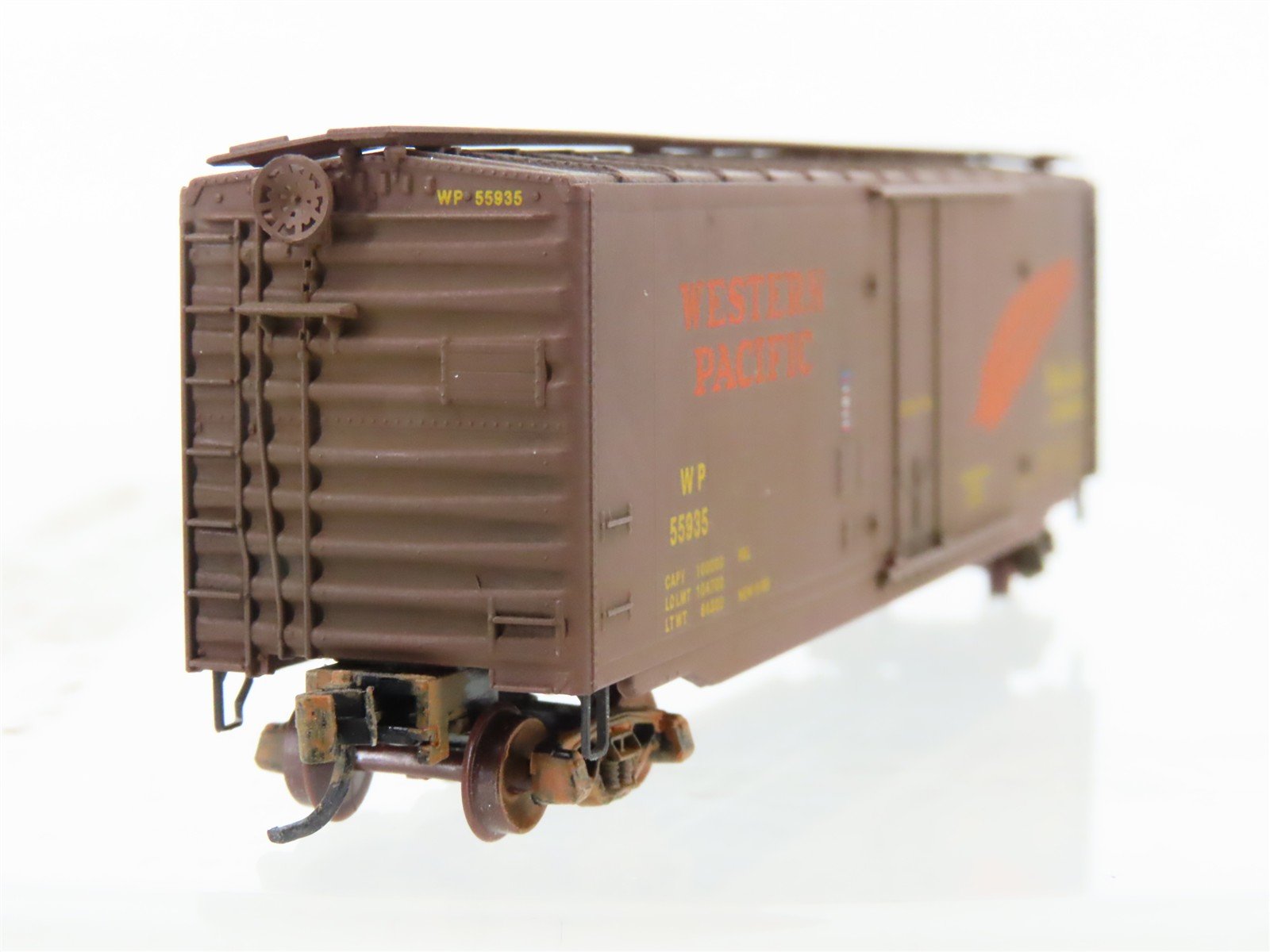 N Scale Micro-Trains MTL 32180 WP Western Pacific 50' Boxcar #55935 Weathered