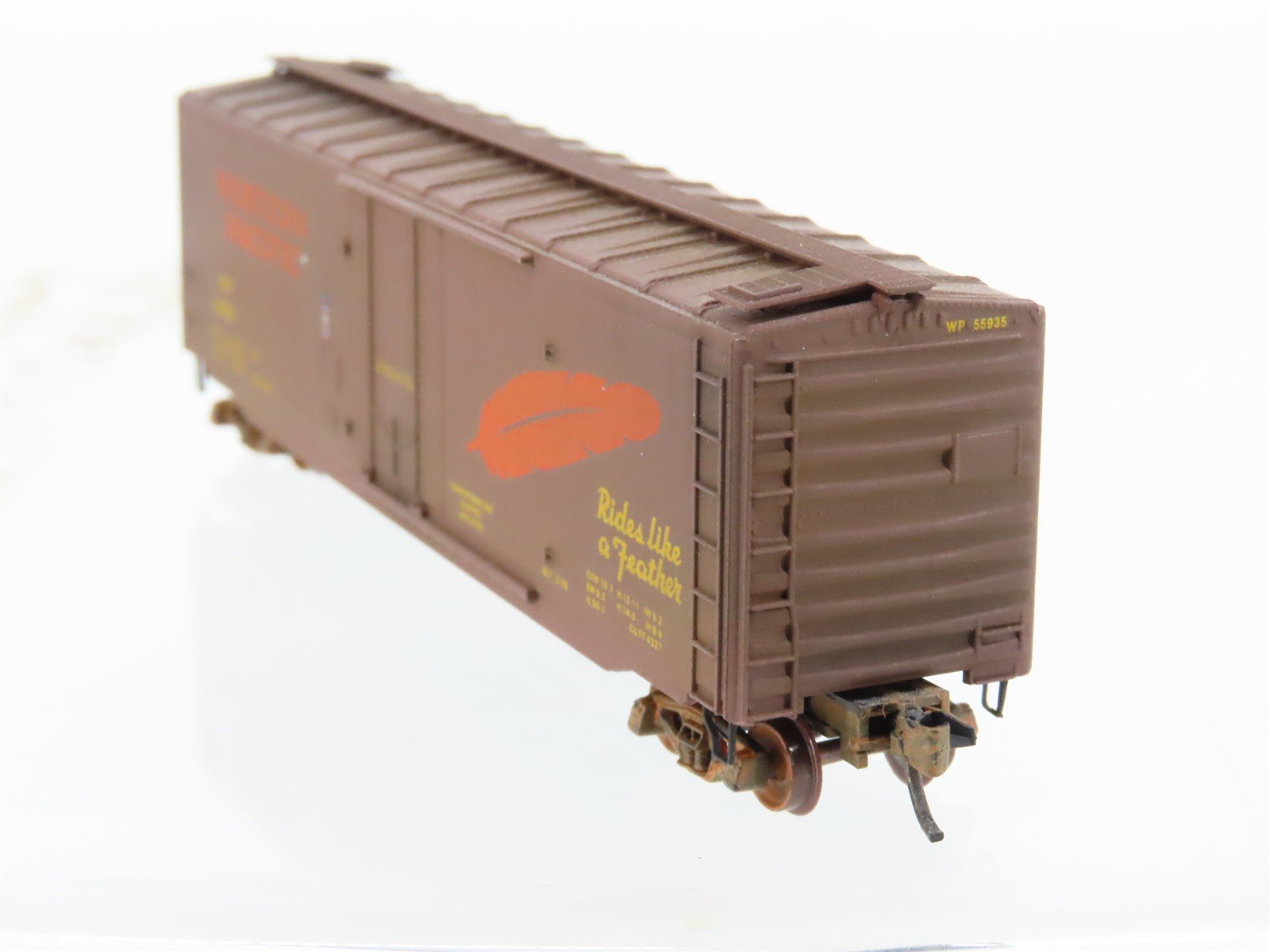 N Scale Micro-Trains MTL 32180 WP Western Pacific 50' Boxcar #55935 Weathered