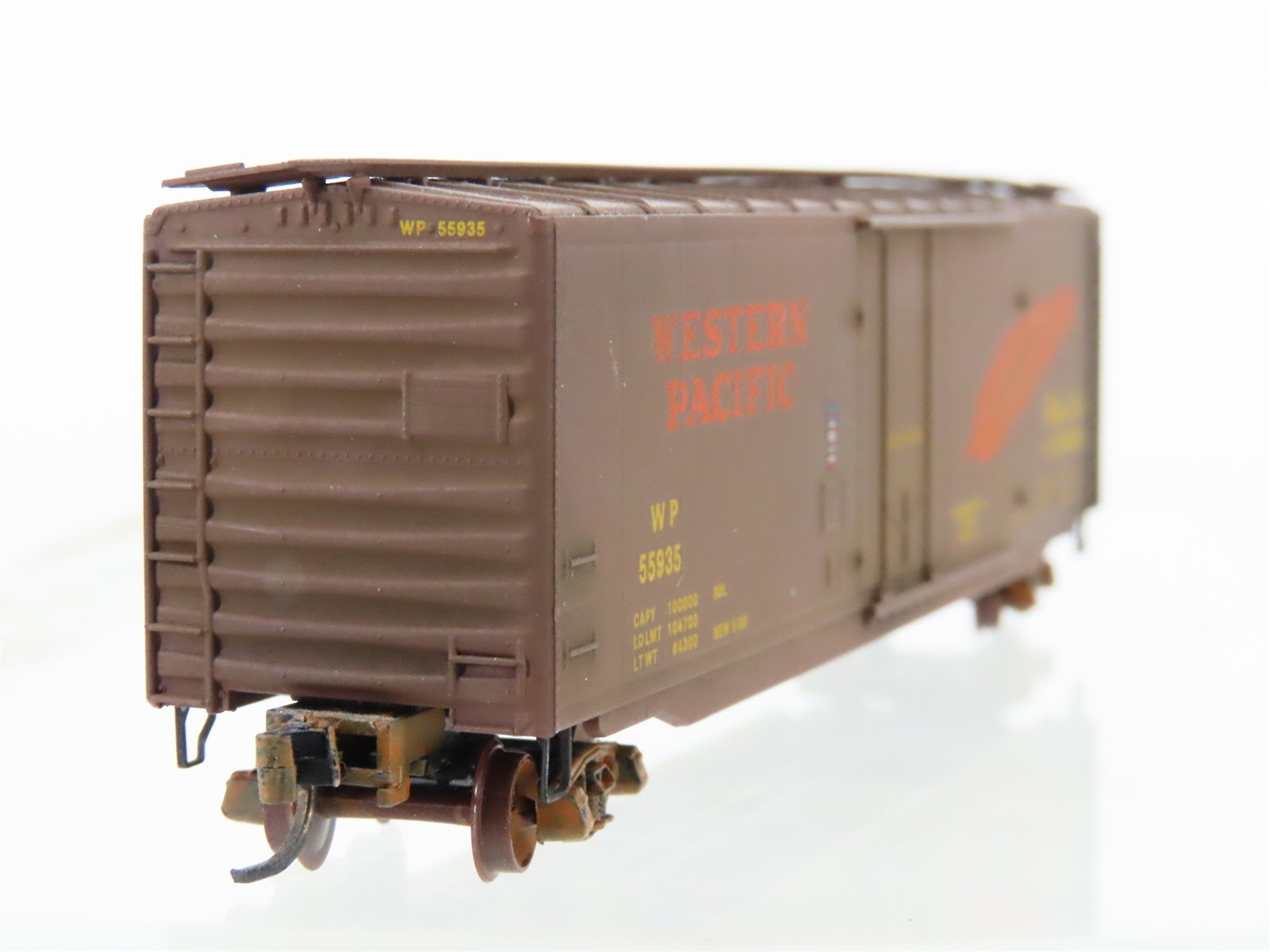 N Scale Micro-Trains MTL 32180 WP Western Pacific 50' Boxcar #55935 Weathered
