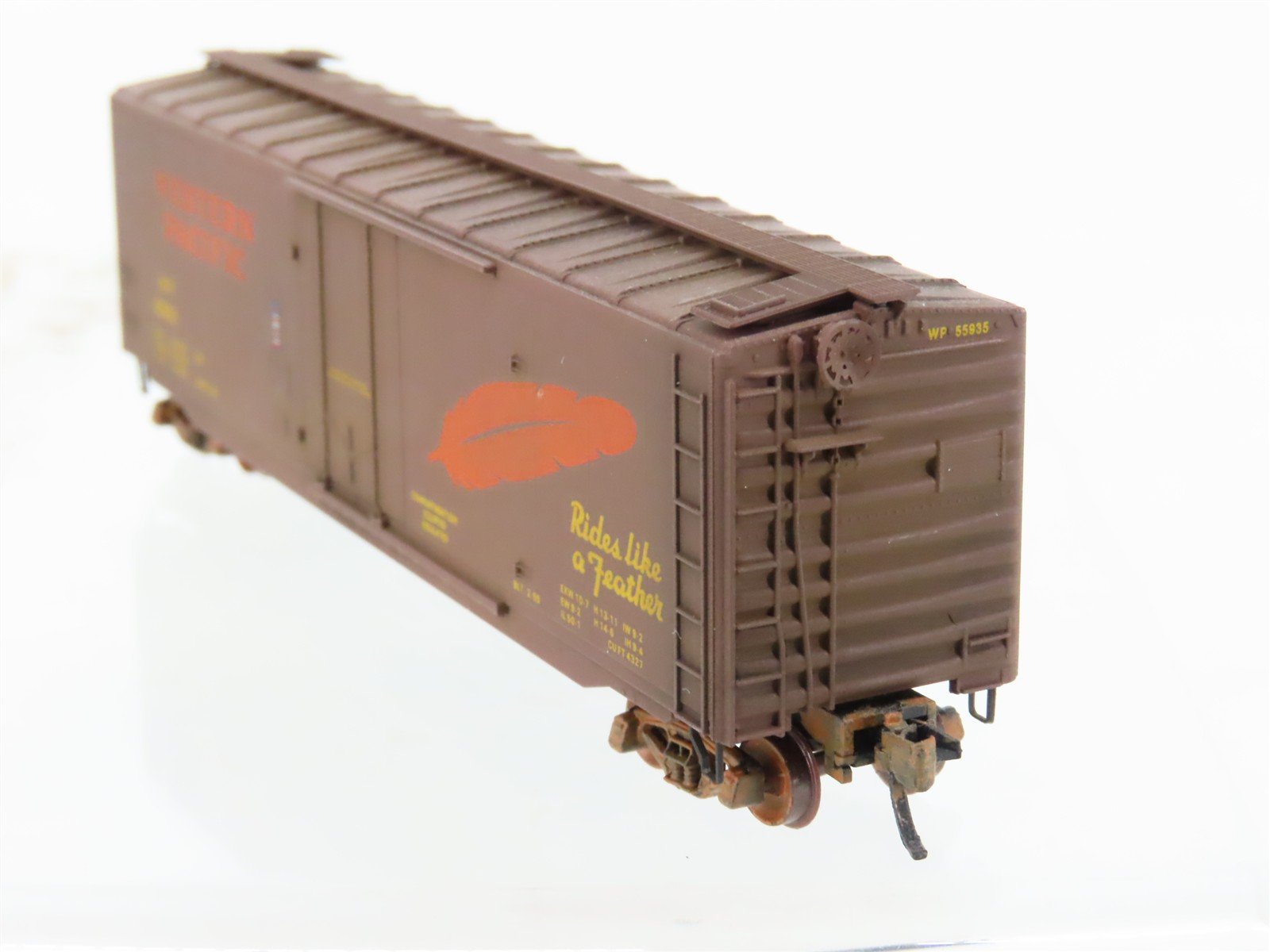 N Scale Micro-Trains MTL 32180 WP Western Pacific 50' Boxcar #55935 Weathered