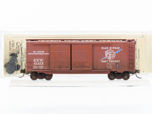 N Scale Micro-Trains MTL 23030 SSW Cotton Belt 40' Boxcar #46478 Weathered