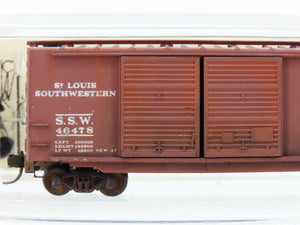N Scale Micro-Trains MTL 23030 SSW Cotton Belt 40' Boxcar #46478 Weathered