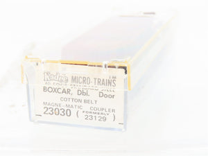 N Scale Micro-Trains MTL 23030 SSW Cotton Belt 40' Boxcar #46478 Weathered