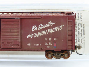 N Scale Micro-Trains/Kadee 22030 UP Union Pacific 40' Boxcar #110028 Weathered