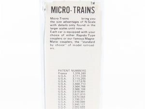N Scale Micro-Trains/Kadee 22030 UP Union Pacific 40' Boxcar #110028 Weathered