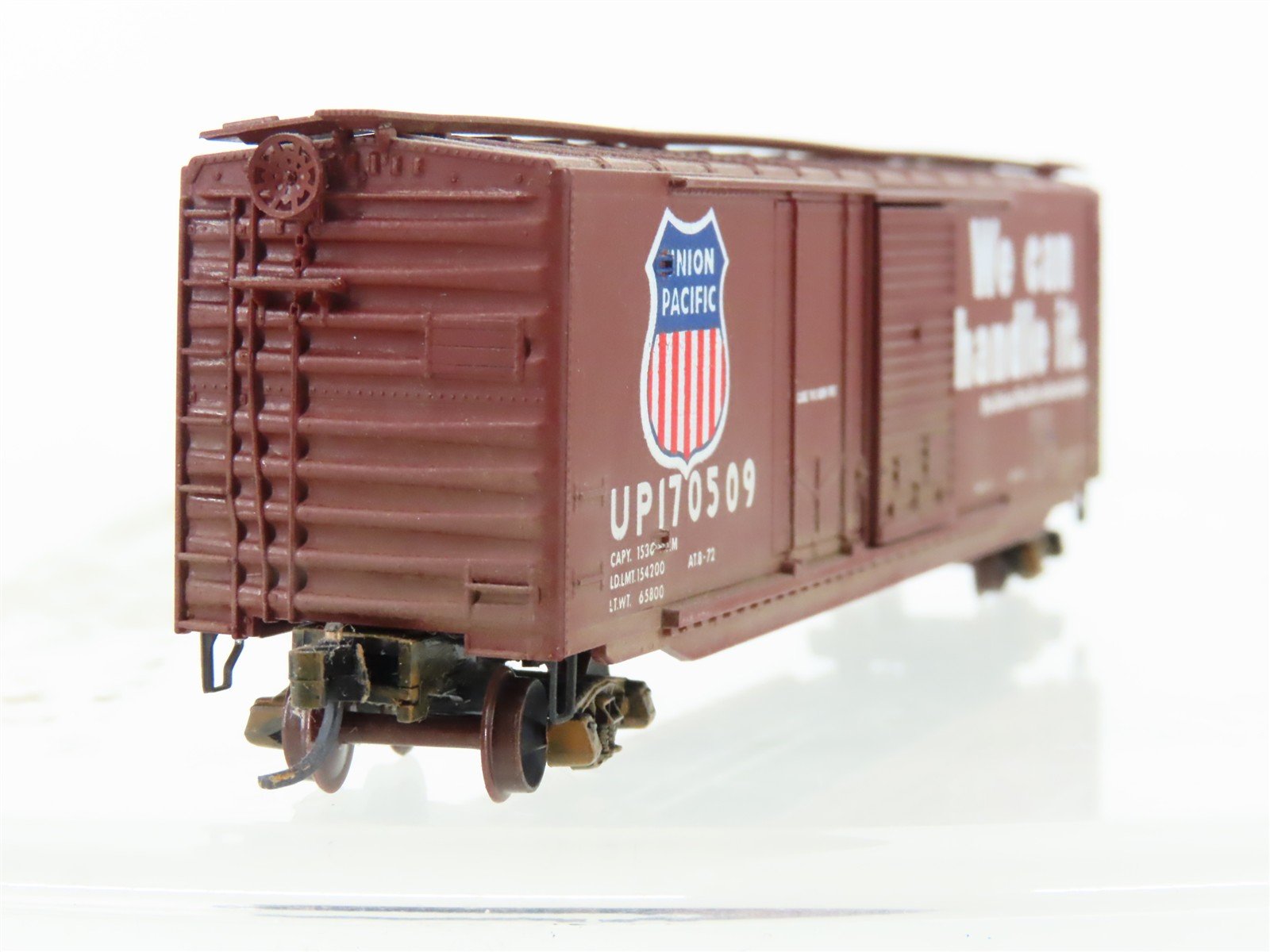 N Scale Micro-Trains/Kadee 33050 UP Union Pacific 50' Boxcar #170509 Weathered