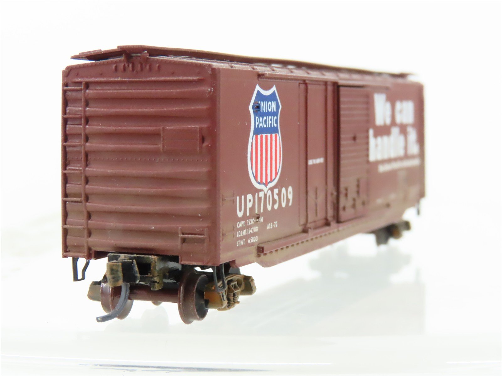 N Scale Micro-Trains/Kadee 33050 UP Union Pacific 50' Boxcar #170509 Weathered