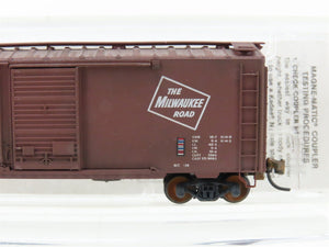 N Micro-Trains/Kadee 22180 MILW Milwaukee Road 40' Boxcar #29950 Weathered