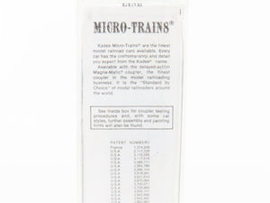 N Micro-Trains/Kadee 22180 MILW Milwaukee Road 40' Boxcar #29950 Weathered