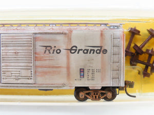 N Scale Micro-Trains/Kadee 20111 DRGW Rio Grande 40' Boxcar #60036 Weathered