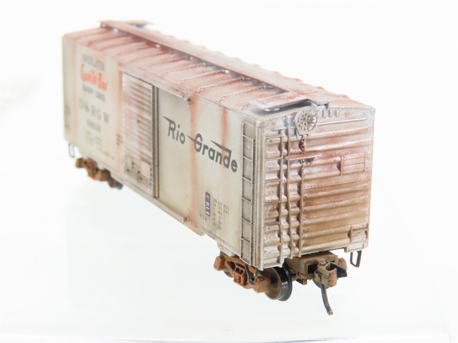 N Scale Micro-Trains/Kadee 20111 DRGW Rio Grande 40' Boxcar #60036 Weathered