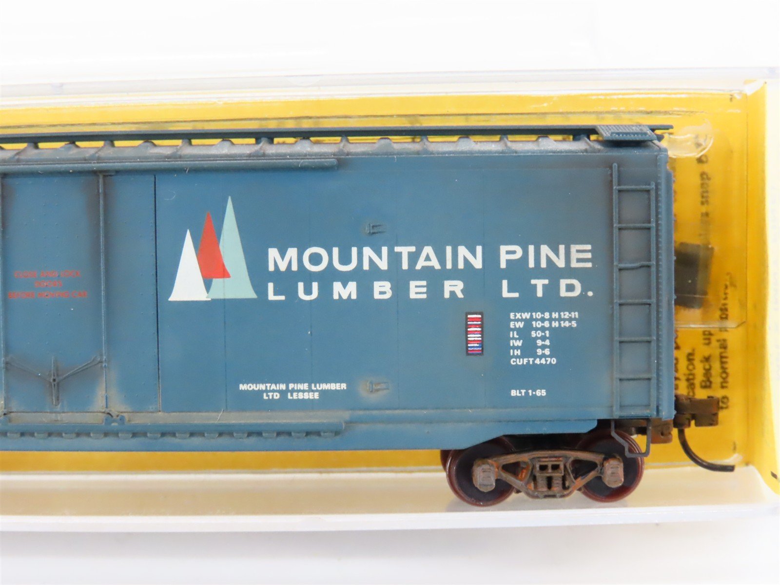N Scale Micro-Trains/Kadee 32031 MPLX Mountain Pine 50' Boxcar #1047 Weathered