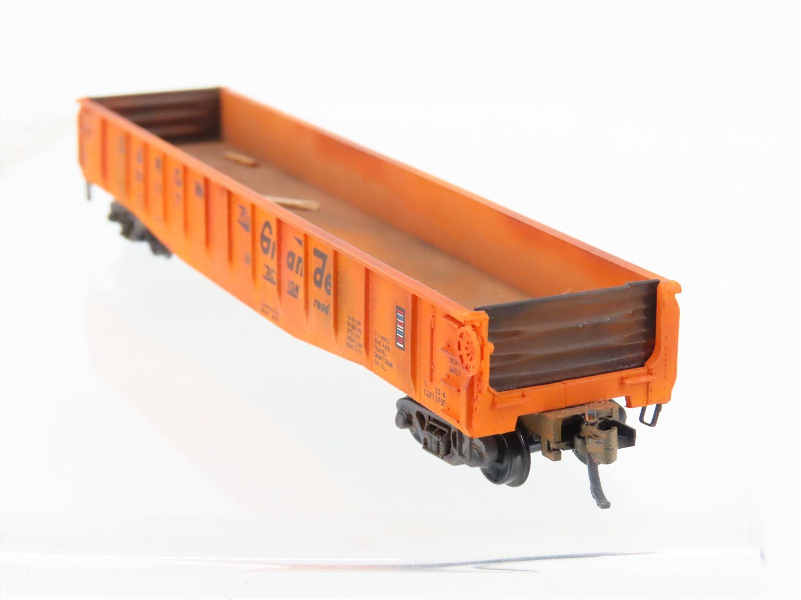 N Scale Micro-Trains/Kadee 46041 DRGW Rio Grande 50' Gondola #56107 Weathered